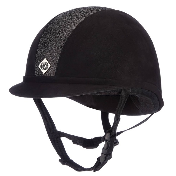 SOLD Charles Owen jR8 Sparkly Helmet Sz 7 1/4 - Picture 1 of 2